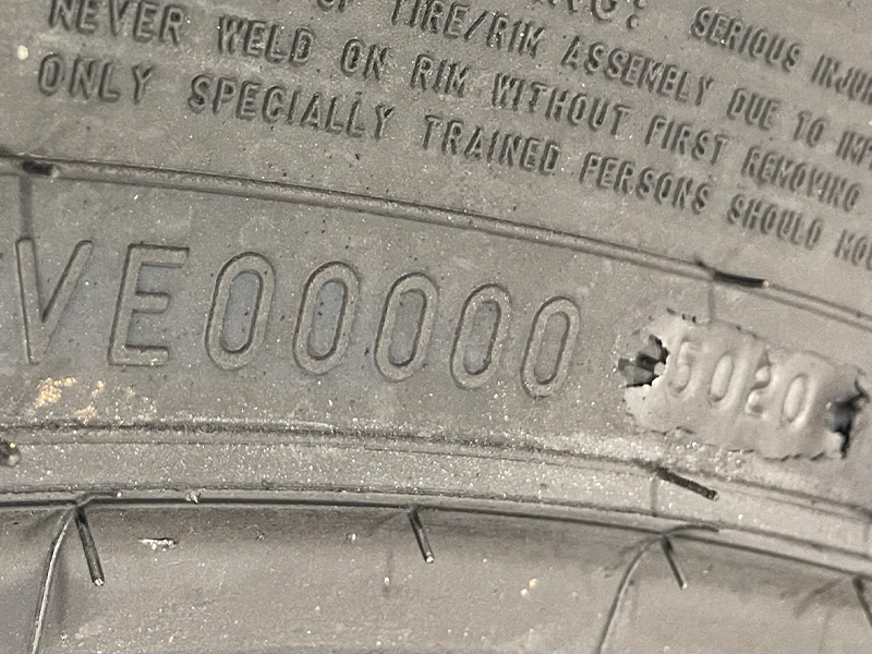 date code on an ag tire